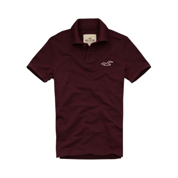Polo Hollister Pacific - Vinho (GG)