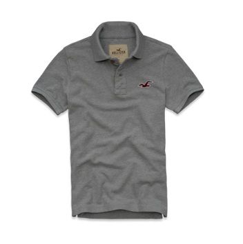 Polo Hollister Pacific - Cinza (M)